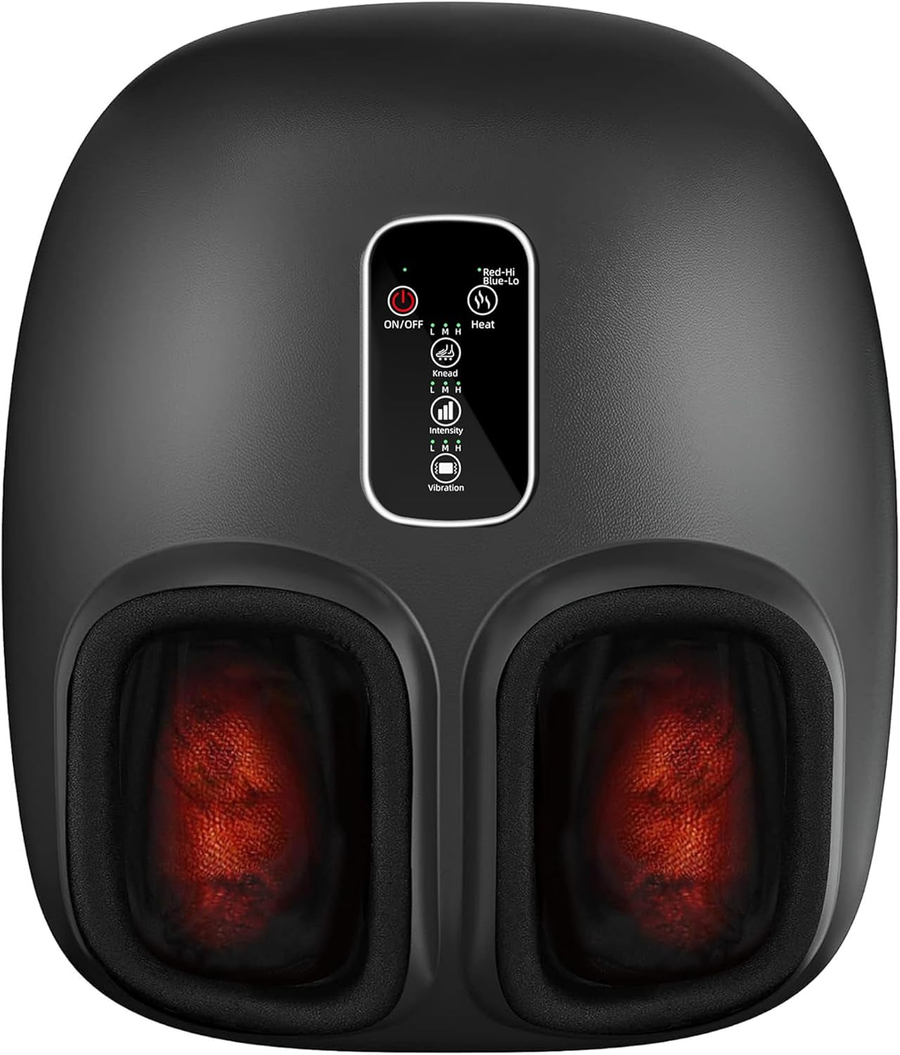 Shiatsu Foot Massager with Heat and Air Compression - Kneading Foot Relief Machine for Plantar Comfort, Washable Cover, Ideal Gift for Home and Office Use
