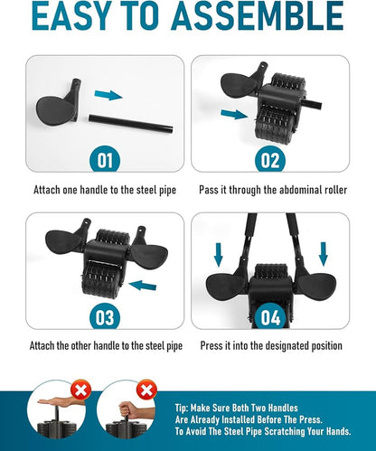 Ultra Core™ Automatic Ab Roller with Elbow Support